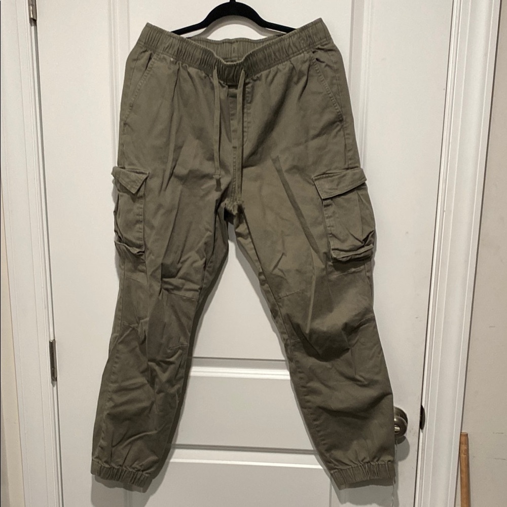 Men's Olive Cargo Pants